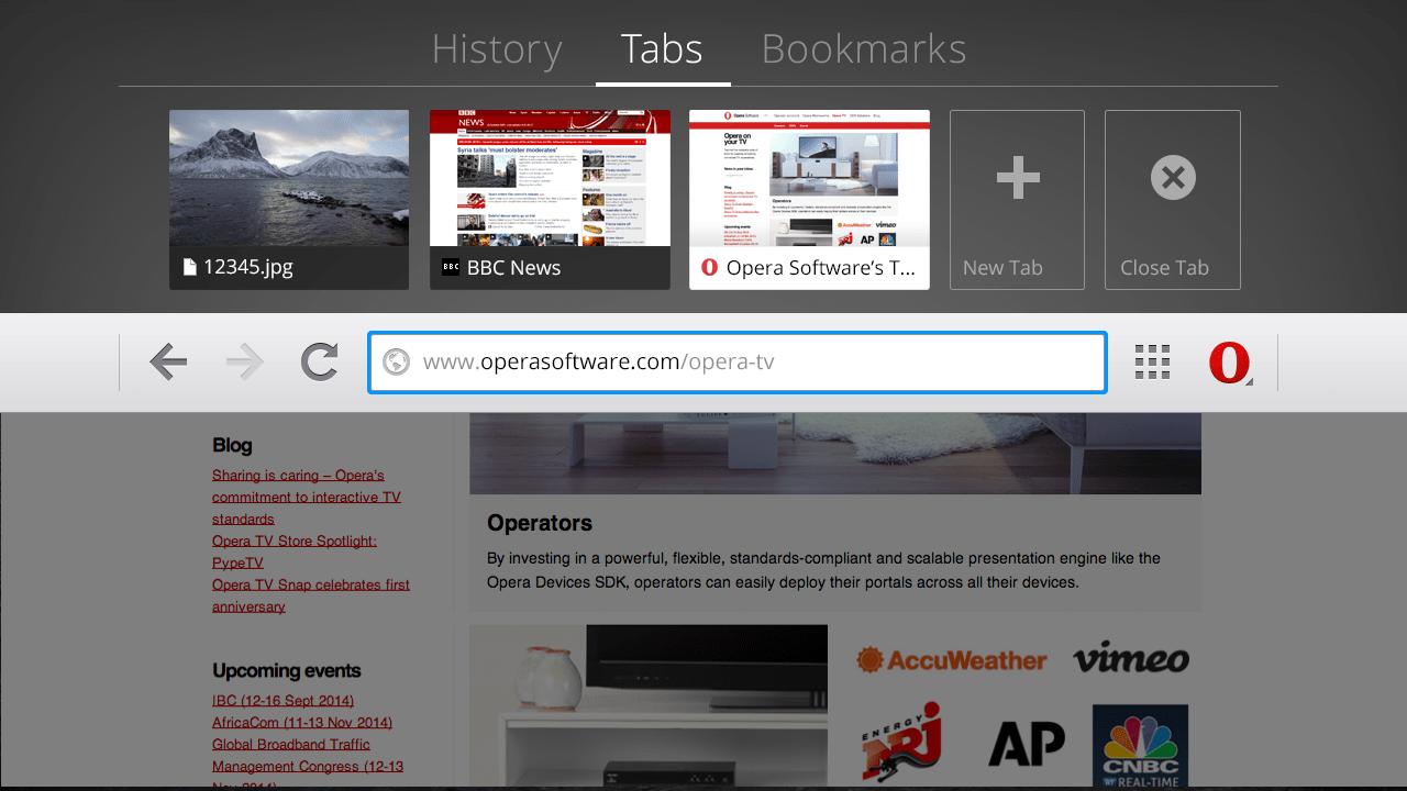 opera tv browser apk